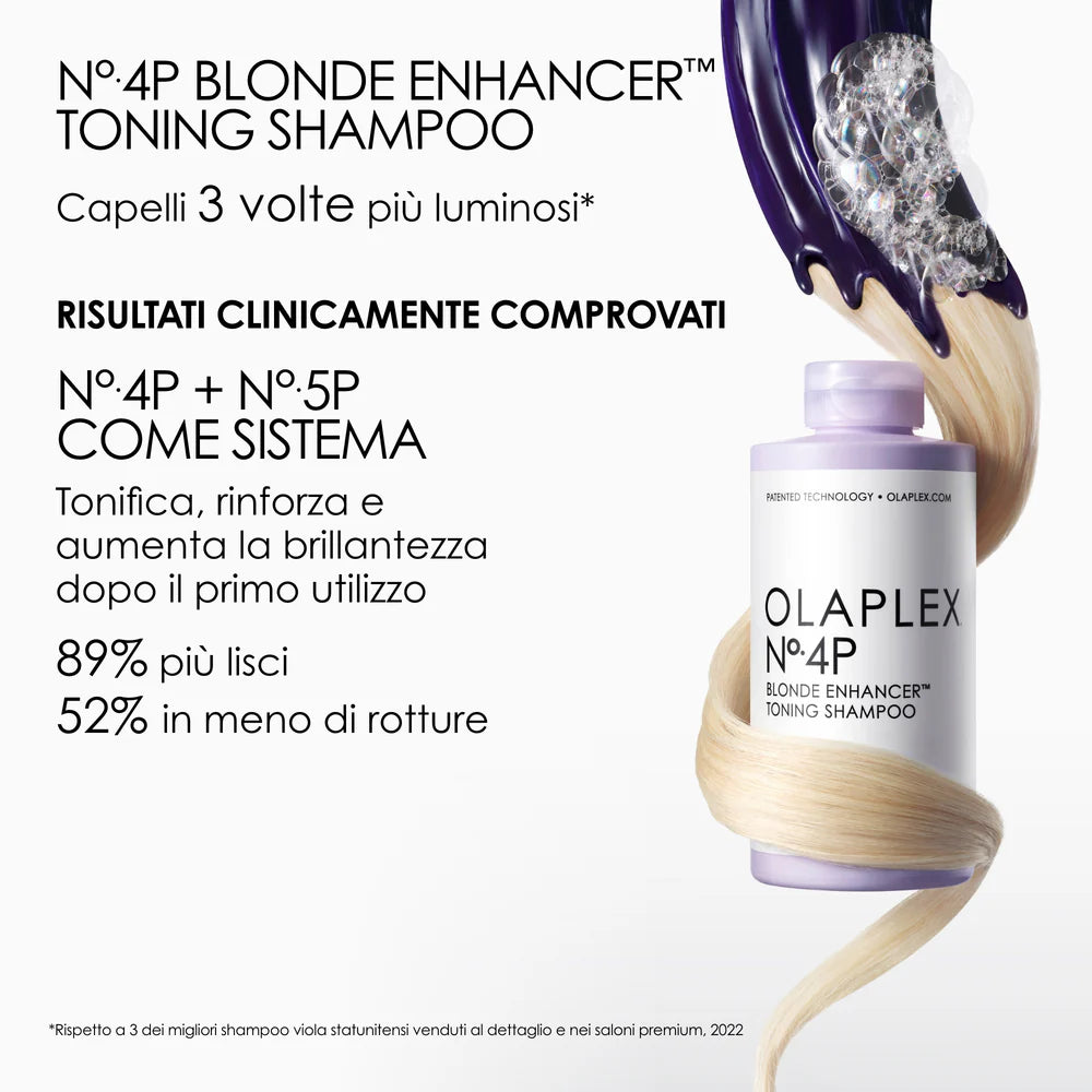 Olaplex No.4P Blonde Enhancer Toning Shampoo 250ml