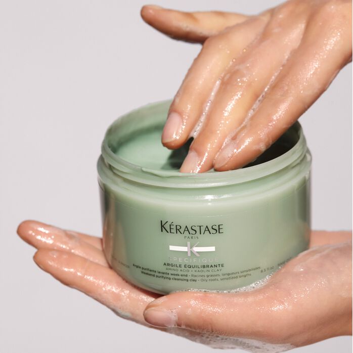 Kérastase Specifique Weekend Purifying Cleansing Clay Shampoo for Oily Roots and Sensitized Lengths 250ml