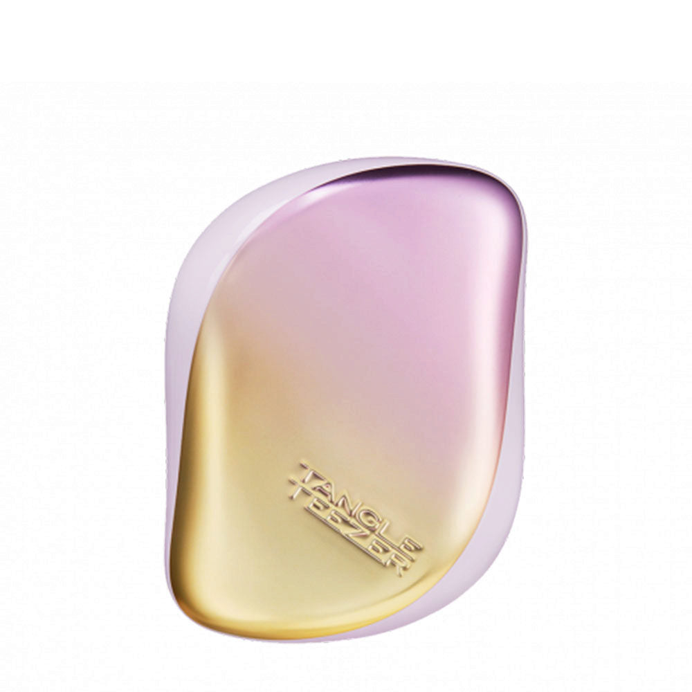 Tangle Teezer Detangling Hairbrush Compact Lilac Yellow Chrome