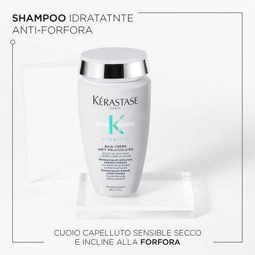 Kerastase Symbiose Bain Crème Anti-Pelliculaire 250ml - shampoo idratante anti-forfora